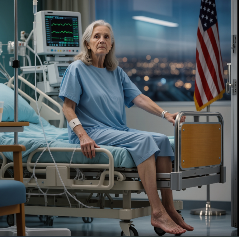 J'ai été transportée d'urgence à l'hôpital avec un mal de tête atroce et j'ai appelé tout le monde — mon fils, ma belle-fille et mes petits-enfants — mais personne n'est venu ; ma belle-fille m'a seulement envoyé un SMS : « Vacances en famille. Ne nous dérangez pas. » Lorsqu'ils sont finalement arrivés à l'hôpital, ils n'ont trouvé qu'un simple mot : « Une propriété à un million de dollars ? Pas à vous ! » — et à partir de ce moment, leur vie a basculé.