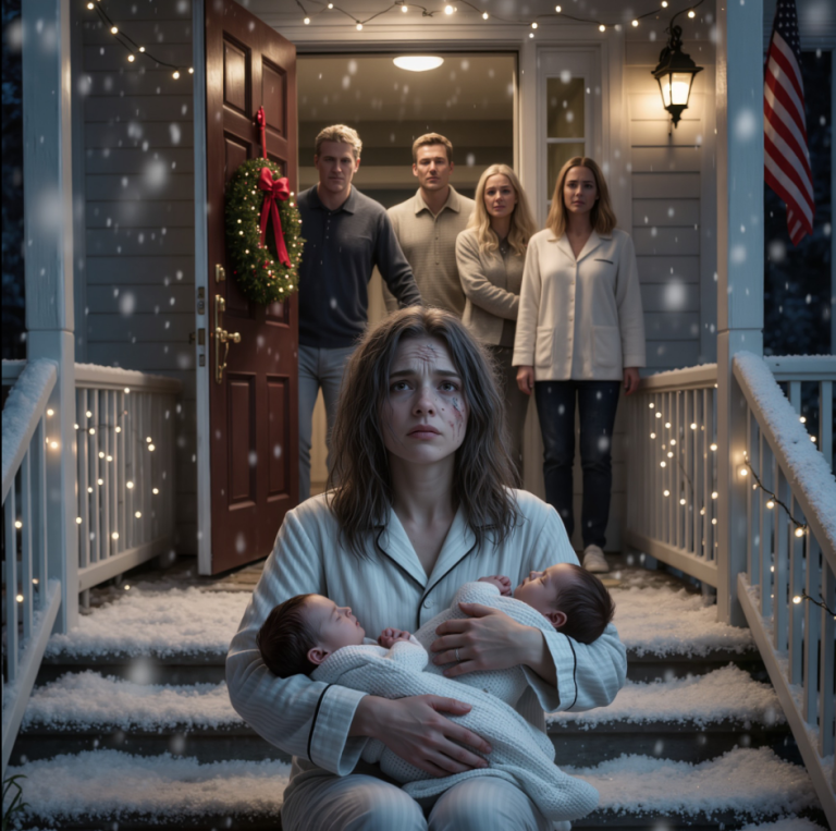 Ils l'ont mise à la porte avec des jumeaux nouveau-nés dans les bras, certains qu'elle reviendrait un jour en rampant, sans jamais réaliser qu'elle était celle qui, en silence, possédait tout ce sur quoi ils se trouvaient.