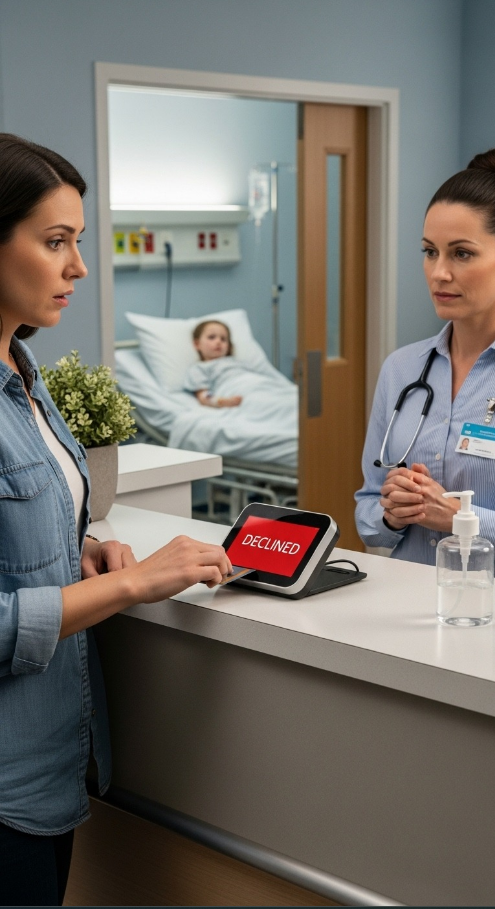 Mes parents ont épuisé les 68 000 dollars du fonds destiné à sauver ma fille de six ans. « Si elle doit s’en sortir, elle s’en sortira », a dit ma sœur en haussant les épaules. « On en avait plus besoin », a rétorqué ma mère. Je n’ai pas protesté. Je n’ai pas supplié. Trois heures plus tard, leur monde a commencé à s’écrouler en silence… La réceptionniste a souri comme si c’était un mardi comme les autres. « Quand vous serez prête », a-t-elle dit en faisant glisser le petit lecteur de carte sur le comptoir poli de l’hôpital.