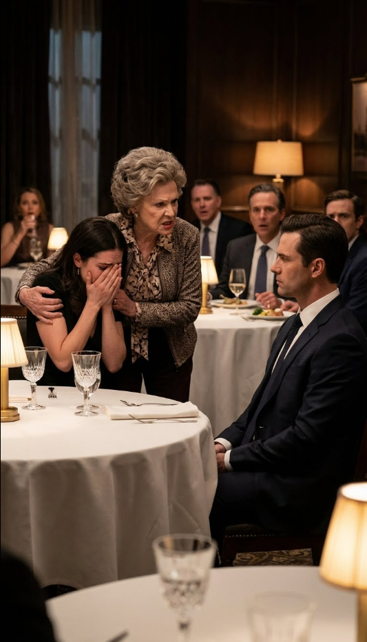 Lors d’un dîner chic, mon gendre a tiré les cheveux de ma fille parce qu’elle avait commandé le « mauvais » vin. Son père a applaudi et a dit : « Elle doit rester à sa place. » Ma fille pleurait en silence, paralysée par la peur. Je me suis levée, et des années d’efforts pour maintenir la paix se sont effondrées. Je n’ai pas crié. Au lieu de cela, j’ai fait quelque chose qui a fait taire tout le restaurant et a mis fin à son emprise pour toujours.