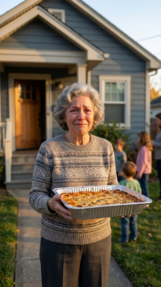 **Le jour de Thanksgiving, mon fils a ouvert la porte et m’a dit : « Personne ne veut de toi ici, vieille dame. Ce dîner est pour la vraie famille. » Je suis partie sans un mot — et le lendemain matin, dans une chambre de motel à 39 $ près de l’autoroute 5, j’ai commencé quelque chose qu’il n’avait absolument pas vu venir.**
