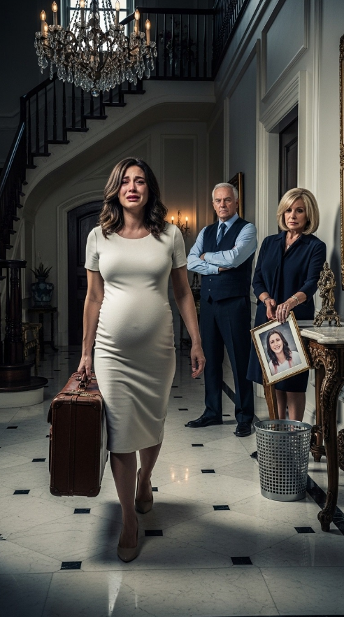 Mes parents m’ont mise à la porte de leur manoir de Greenwich alors que j’étais enceinte de six mois, me traitant de honte. Dix ans plus tard, ils ont débarqué à mon cabinet d’avocats, exigeant de rencontrer leur petit-enfant. Ils ignoraient que mon grand-père m’avait secrètement légué 51 % de leur entreprise – et que j’étais sur le point de les expulser de chez moi.