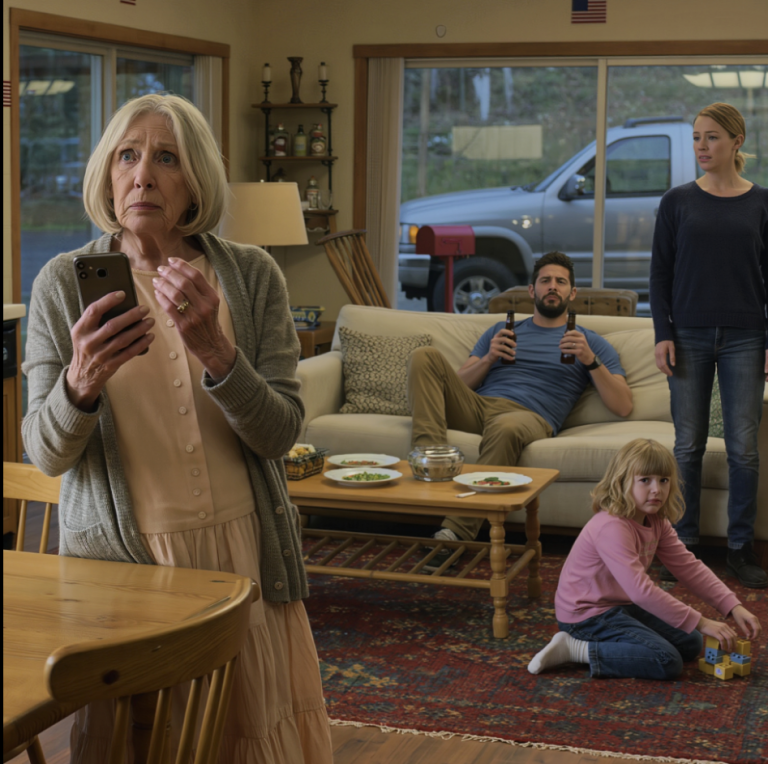 Après la réunion de famille, j’ai vérifié mon compte bancaire. Il était vide. Mon gendre a ricané : « On en a plus besoin que toi, maman.» J’ai discrètement pris le sac posé à côté de ma chaise et j’ai dit : « Alors, peu m’importe ce qui va se passer ensuite », juste au moment où un grand bruit a retenti, la porte s’est ouverte brusquement et tout le monde s’est tourné vers moi.