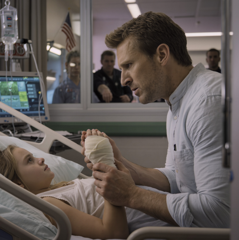 L'hôpital a appelé : « Votre fille de 8 ans est dans un état critique – le troisième garçon. » À mon arrivée, ma fille a murmuré : « Papa… Ma belle-mère me tenait la main sur le lit. Elle disait que le voleur serait arrêté. J'ai seulement pris le pain parce que j'avais faim… » Lorsque la police a visionné les images, mon ex-mari a tenté de s'enfuir.