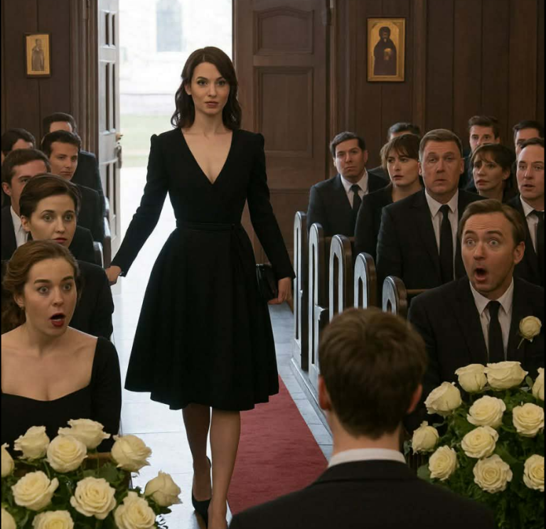 La veille des funérailles de ma mère, mon père m’attira à l’écart, les mains tremblantes. Il avait l’air épuisé : yeux rouges, mâchoire crispée, respiration irrégulière. Je pensais qu’il était simplement submergé par le chagrin. Puis il murmura quelque chose d’étrange, glacé : « Quoi que tu voies demain… ne dis rien. » Je fronçai les sourcils. « Papa, que veux-tu dire ? » Il évita mon regard. « Fais-moi juste confiance. Ne réagis pas. Ne pose pas de questions. Pas demain. » Un frisson me parcourut, mais je n’insistai pas. Il referma la porte de sa chambre et n’en sortit plus.