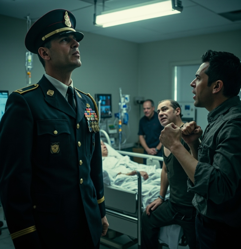 Mes proches se moquaient de mes années sous l'uniforme, me traitant de simple bureaucrate déguisé en soldat. À mon retour auprès de mon grand-père mourant, ils m'ont interdit l'accès à sa chambre, me lançant que je n'étais pas de la famille. Persuadés que je n'étais revenu que pour son héritage, ils ont fini par franchir la ligne rouge. J'ai pris mon téléphone, passé un simple coup de fil – et mes paroles ont bouleversé leur monde.