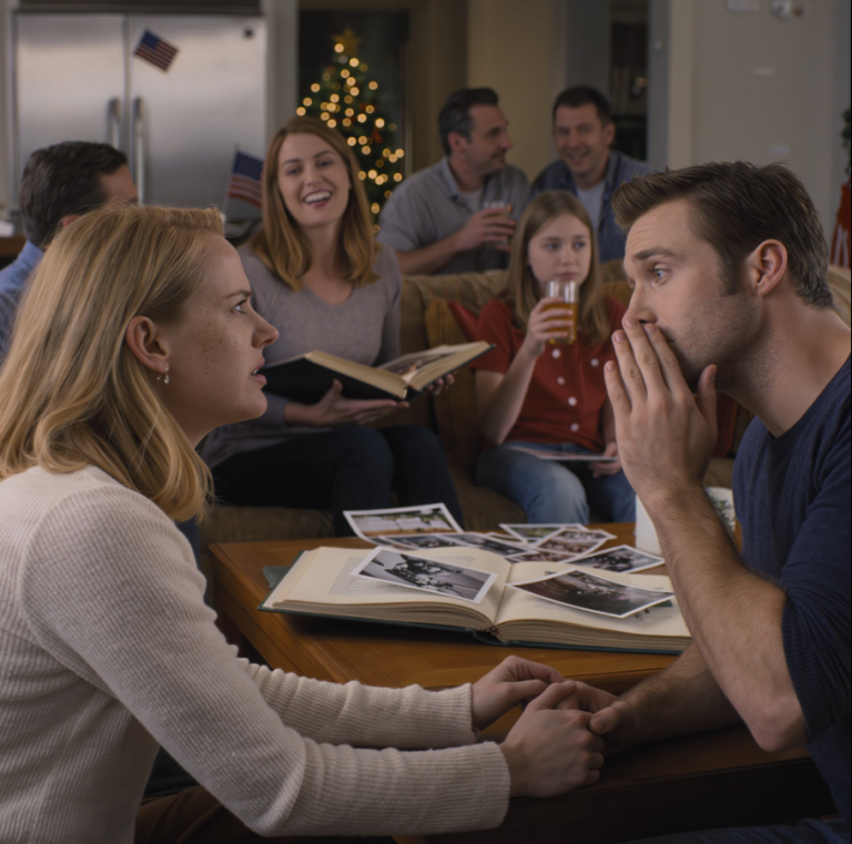 À Noël, ma mère a montré nos vieux albums photos à mon fiancé. Il s'est figé, m'a pris la main et a chuchoté : « Tu ne vois pas ? » « Voir quoi ? » « Comment peux-tu ne pas voir ? » Il me l'a montré, et je n'ai pas pu l'oublier. Cinq heures plus tard, j'ai appelé la police.