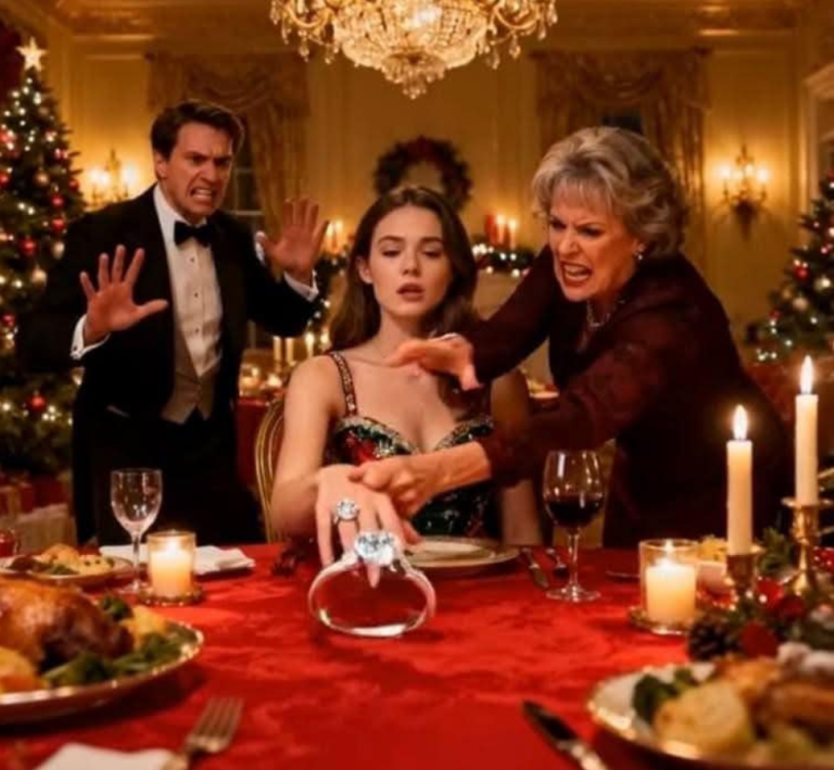 Huit mois plus tôt, ma mère a essayé d’arracher ma bague de fiançailles en me traitant « d’impure ». Aujourd’hui, elle est à genoux en train de supplier mon pardon…