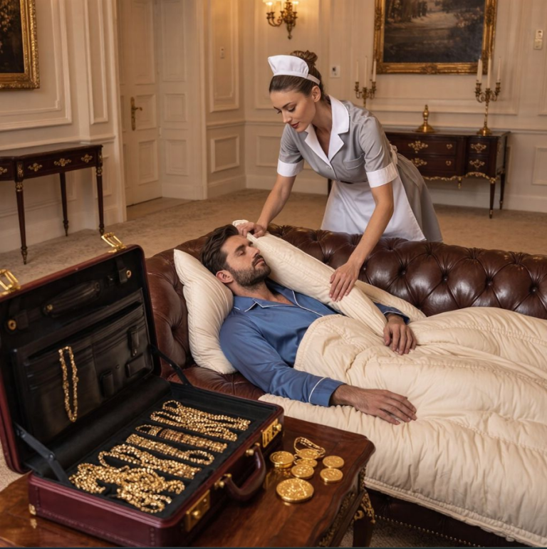 Un homme riche fit semblant de dormir avec de l'or pour tester la fille de la pauvre servante — mais ce que fit la jeune fille le choqua !