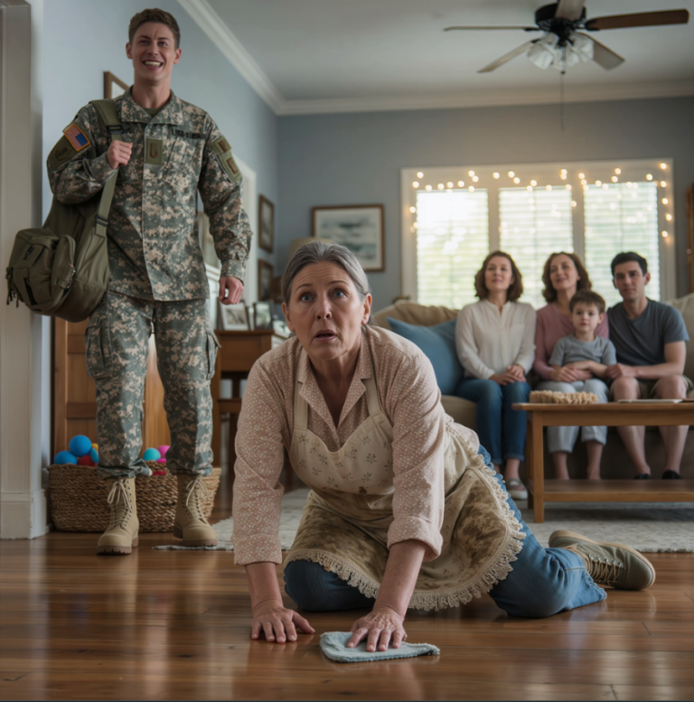 Mon fils est revenu après 5 ans de déploiement militaire et voulait me faire une surprise, mais lorsqu'il a ouvert…