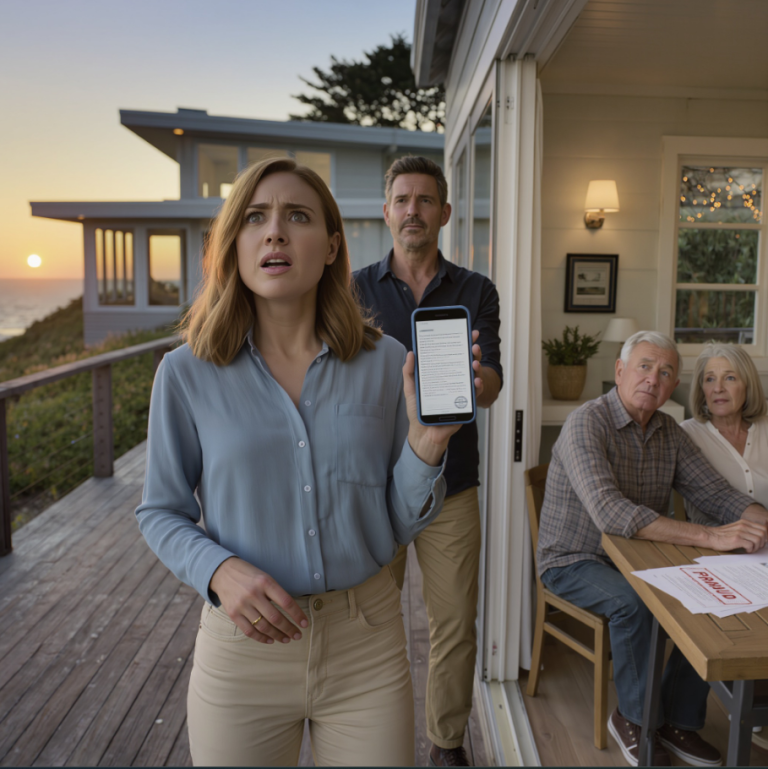 Pendant que j'étais en voyage d'affaires à l'étranger, mes parents m'ont envoyé un courriel m'annonçant qu'ils avaient vendu leur villa…