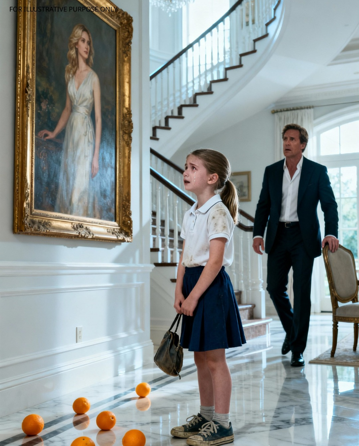 J’étais juste une petite fille qui vendait des oranges pour aider ma mère malade — mais quand je suis entrée dans le manoir d’un millionnaire et que j’ai murmuré : « Pourquoi avez-vous la photo de ma mère ici ? », toutes mes certitudes ont commencé à s’effondrer…