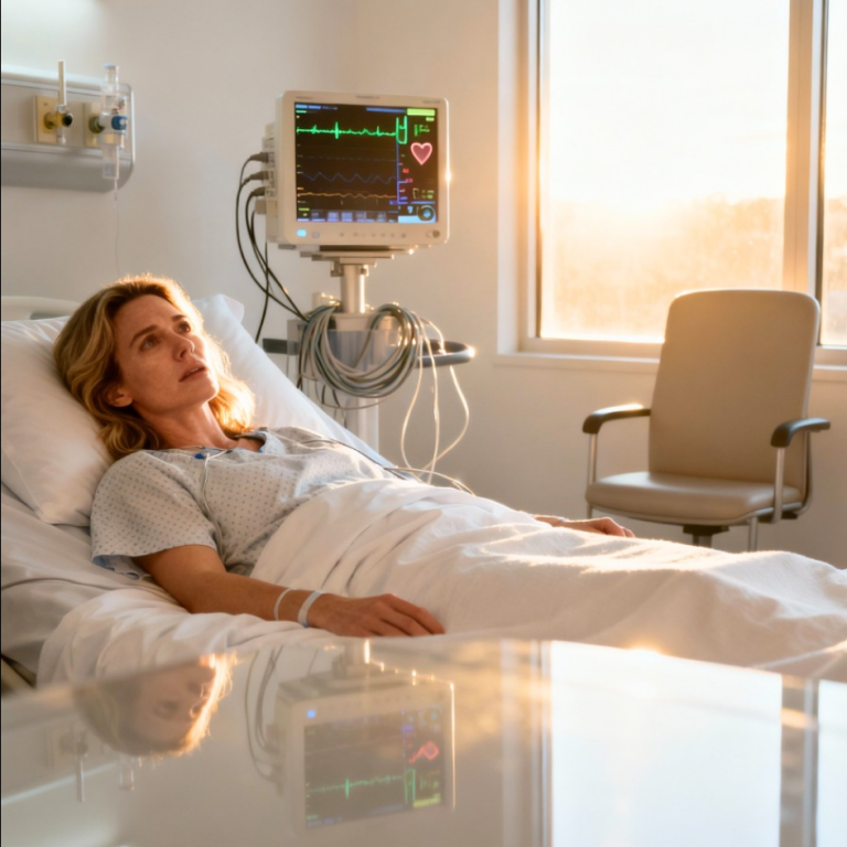 J'ai survécu à un terrible accident quelques jours seulement après avoir hérité de 29 millions de dollars — mon mari a refusé de venir me voir, me traitant de « ratée ». Mais lorsqu'il a finalement fait son entrée avec sa nouvelle femme pour se moquer de moi, elle s'est figée, a fixé mon visage et a crié : « Oh mon dieu… elle est à moi. »