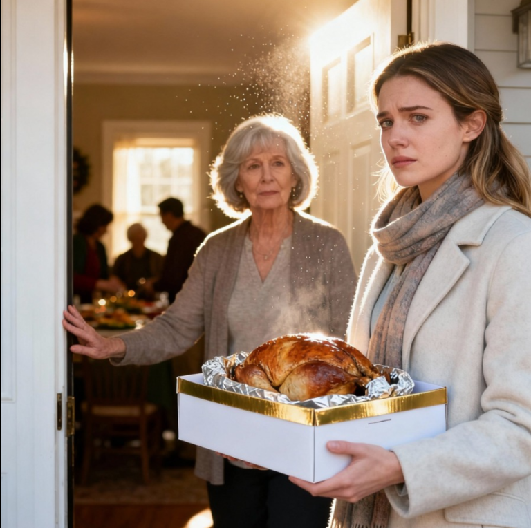 « Tu ne seras pas à Thanksgiving ; le mari de ta sœur dit que tu gâcherais l’ambiance. » Je n’ai pas discuté. J’ai simplement contemplé la skyline de Boston par la fenêtre de mon bureau et j’ai répondu : « Bien sûr, maman. Le principal, c’est que tout le monde soit à l’aise. »