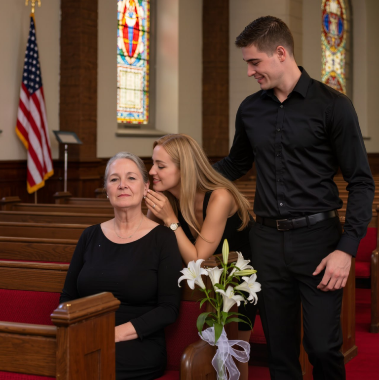 Aux funérailles de mon mari, ma belle-fille s'est moquée de ma robe. Elle n'avait aucune idée de qui j'étais.