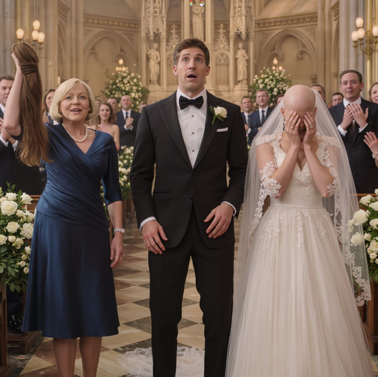 Elle pensait que son mariage serait le plus beau jour de sa vie — jusqu'à ce que sa belle-mère lui arrache sa perruque devant tout le monde, que ses paroles cruelles résonnent dans l'église et qu'une salle remplie de femmes se lève pour montrer au monde ce qu'est la vraie force.