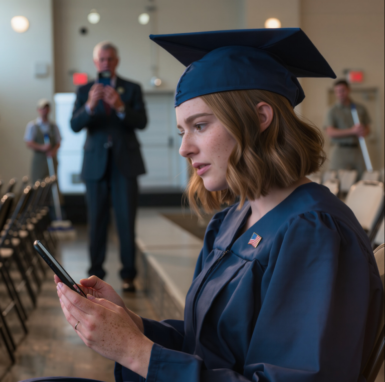 Le jour de ma remise de diplôme sans invités