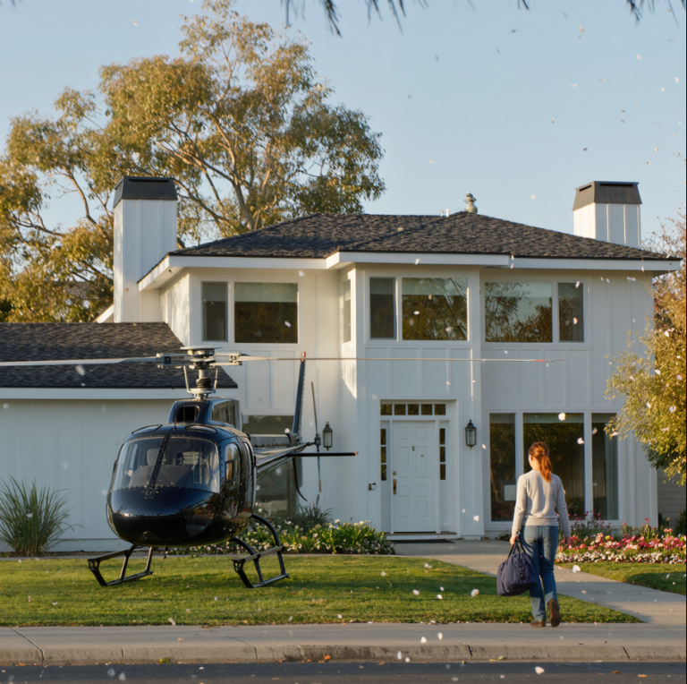 Lors de la réunion familiale, ils m'ont traitée de pauvre... Puis mon hélicoptère a atterri…