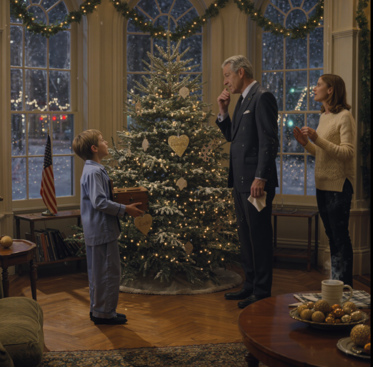 "Une Noël Oubliée, Un Miracle Retrouvé : L’Histoire d’un Petit Garçon et d’un Homme Solitaire"