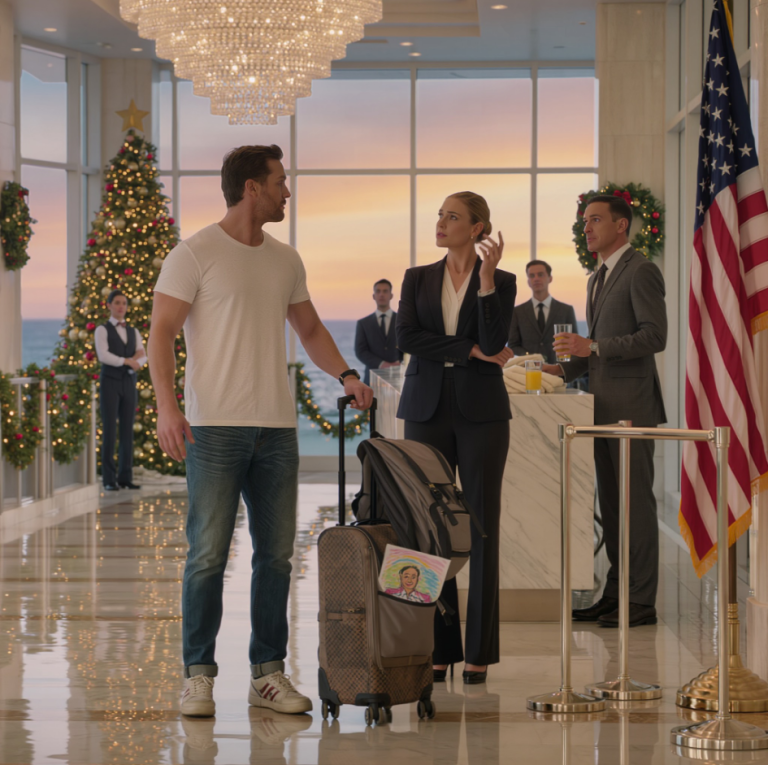 Un père célibataire humilié dans un hôtel de luxe… neuf minutes plus tard, tout le personnel était renvoyé