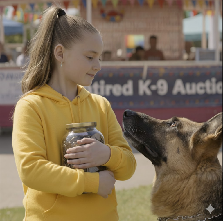 L’enchère où une petite fille et un chien ont fait taire l’argent