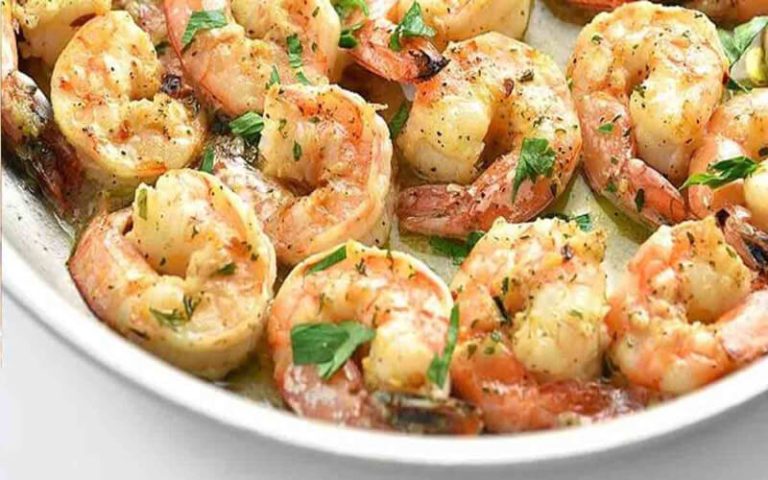 Crevettes à l’ail et citron prêtes en 5 minutes