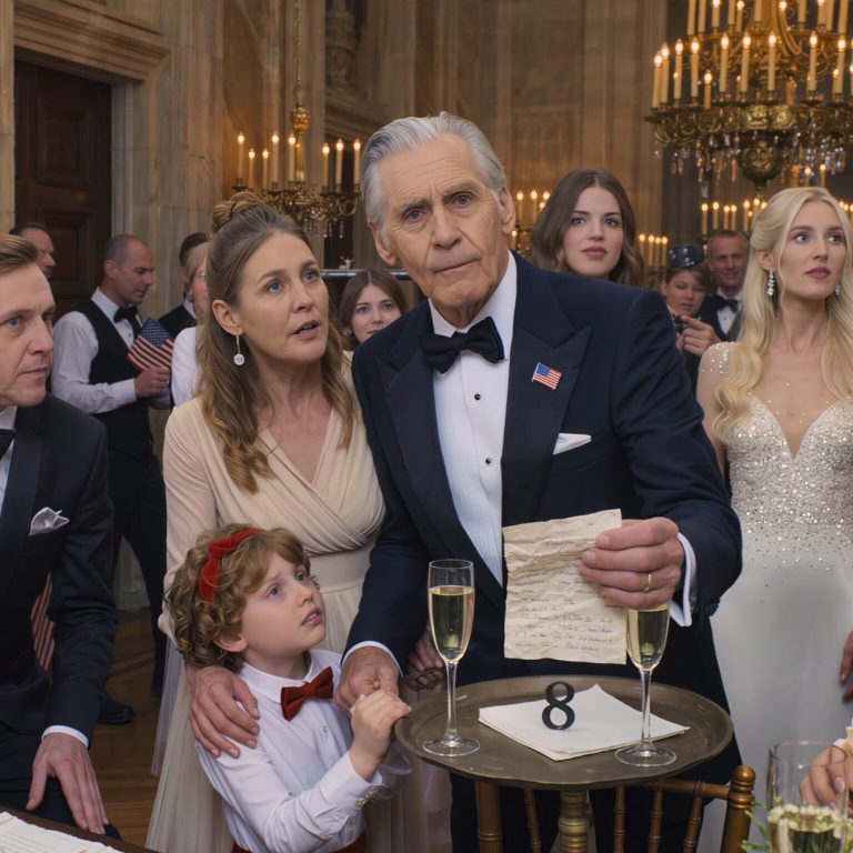 Il a regardé sous la table et a sauvé son petit-fils