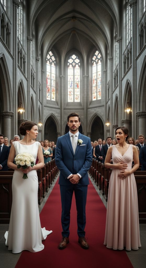 Le jour de mon mariage, au moment précis où j'allais prononcer mes vœux, ma demoiselle d'honneur s'est levée et a annoncé qu'elle était enceinte de mon mari. Trois cents invités sont restés figés. Je n'ai pas pleuré ; j'ai souri et j'ai dit : « J'attendais que tu dises la vérité. » Son visage s'est décomposé. Elle était loin de se douter de ce qui allait suivre…