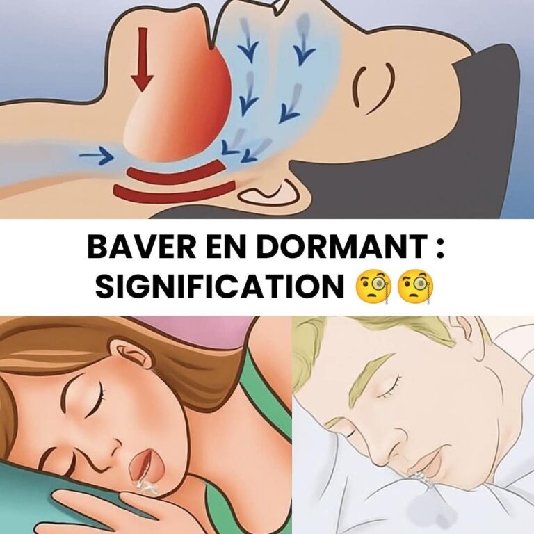 Si vous bavez pendant votre sommeil, c’est un signal que votre corps vous donne