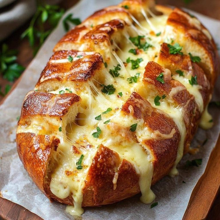 Voici la recette pour réaliser un pain à l’ail et au fromage :