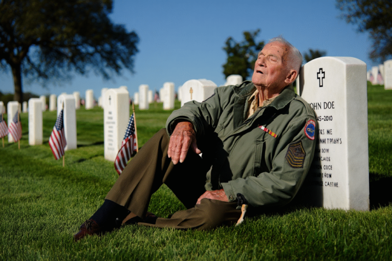Un vétéran s'est endormi sur la tombe de son meilleur ami et s'est réveillé avec une mission venue d'outre-tombe qui a tout changé.