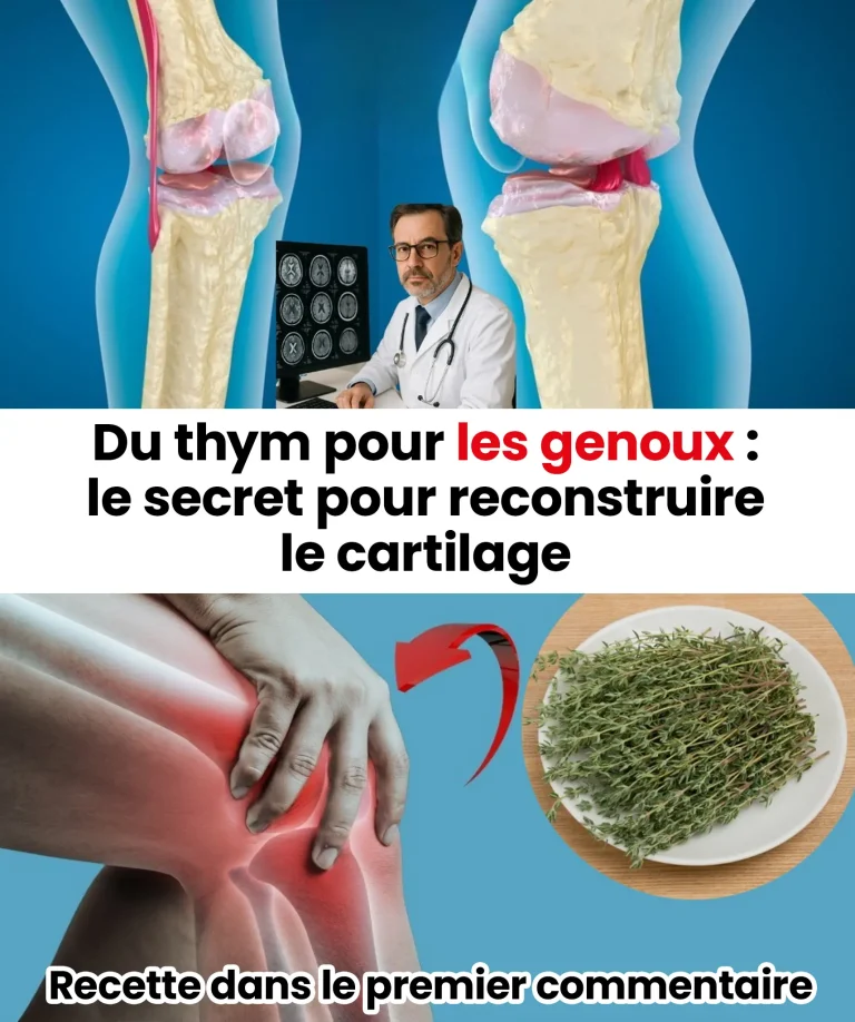 Le thym pour la régénération du cartilage du genou