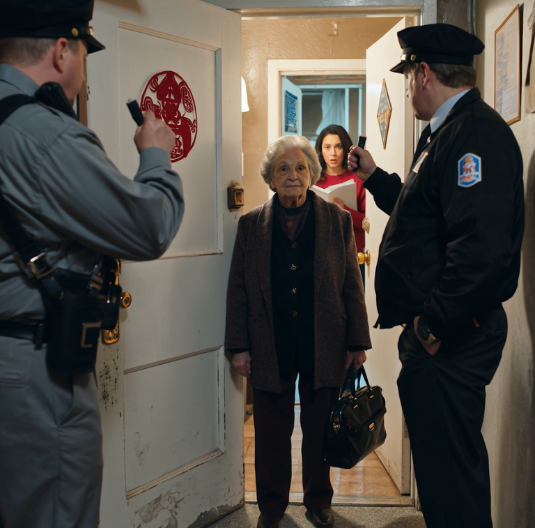 Aux funérailles de mon fils, ma belle-fille m'a donné 30 jours pour quitter la maison. J'ai simplement souri, fait ma valise et suis partie discrètement. Le lendemain matin, elle a reçu une visite inattendue : la police était à sa porte.